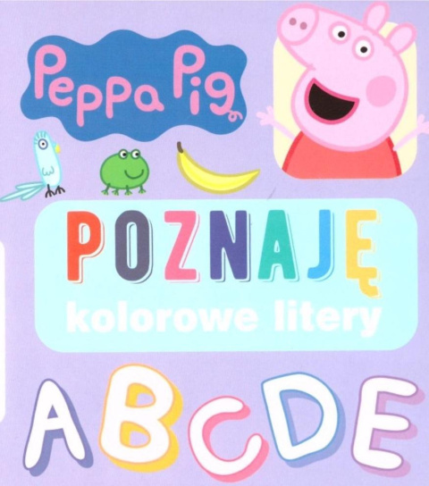 Świnka Peppa. Poznaję kolorowe litery Nowość