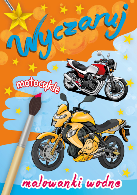 Wyczaruj - malowanka wodna - motocykle