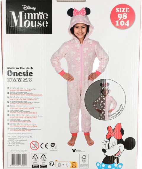 KOMBINEZON PIŻAMA ŚWIECĄCA W CIEMNOŚCI MINNIE 98-104 KOMBINEZON PIŻAMA ŚWIECĄCA W CIEMNOŚCI MINNIE 98-104