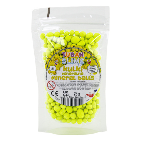 KULKI MINERALNE - LIMONKOWE 25 g