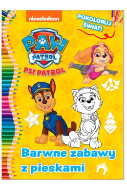 Psi Patrol- Pokoloruj- Barwne zabawy