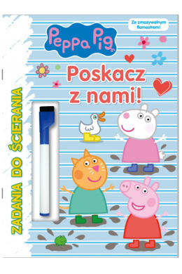 Peppa Pig. Poskacz z nami! Zadania do ścierania