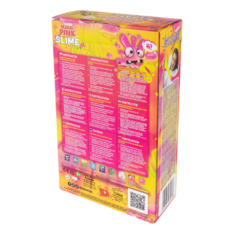 ZESTAW - DIY TUBAN SLIME - MAGIC PINK XL ZESTAW - DIY TUBAN SLIME - MAGIC PINK XL