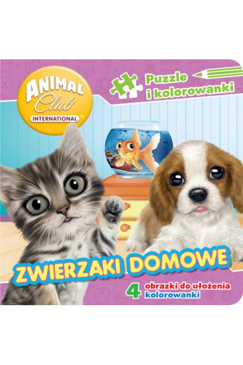 Animal Club- Puzzle i kolorowanki- Domowe