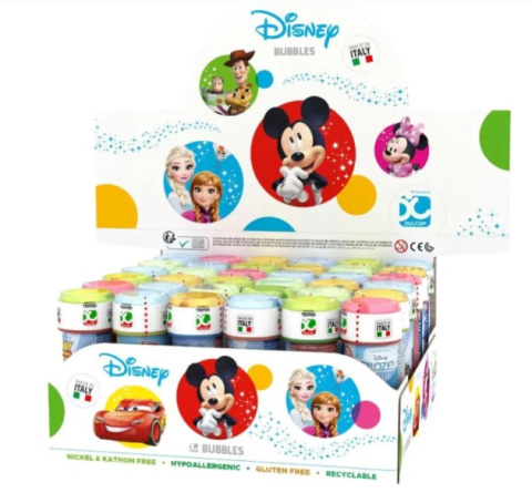 BAŃKI MYDLANE 60 ML - DISNEY MIX 1 SZT BAŃKI MYDLANE 60 ML - DISNEY MIX 1 SZT