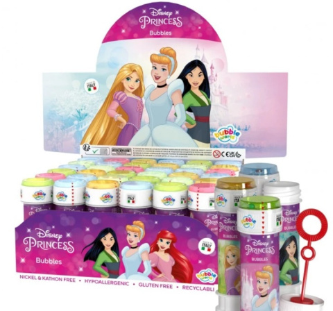 BAŃKI MYDLANE 60 ML - PRINCESS 1 SZT BAŃKI MYDLANE 60 ML - PRINCESS 1 SZT