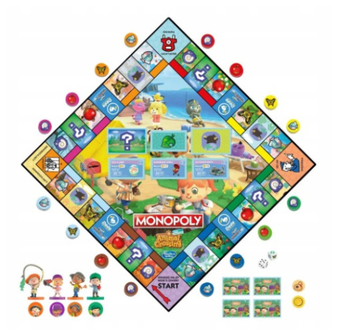 Gra MONOPOLY Animal Crossing Gra MONOPOLY Animal Crossing