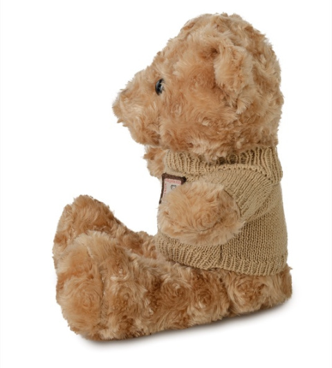 MIŚ KUDŁATY 22 CM W SWETERKU/ BEŻOWY MIŚ KUDŁATY 22 CM W SWETERKU/ BEŻOWY