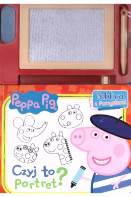 Peppa Pig. Tablica z pomysłami. Czyj to portret?