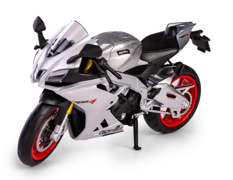 RMZ 1:12 Aprilia RSV4 RR 2020 (Regular) srebrny RMZ 1:12 Aprilia RSV4 RR 2020 (Regular) srebrny