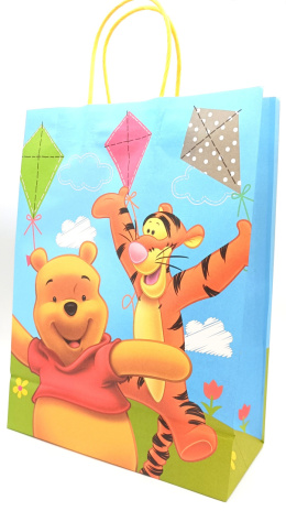 Torebka papierowa Disney (L) cm: 26x35x 12 Kubuś Puchatek