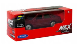 WELLY SAMOCHÓD 1:60 METALOWY POLONEZ WIŚNIOWY