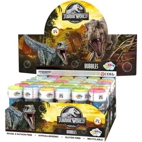 BAŃKI MYDLANE 60 ML - JURASSIC WORLD 1 SZT BAŃKI MYDLANE 60 ML - JURASSIC WORLD 1 SZT