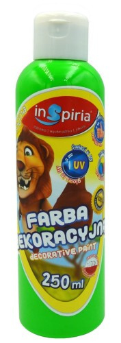 INSPIRIA FARBA DEKORACYJNA 250ML 8571 FLUO ZIELONA