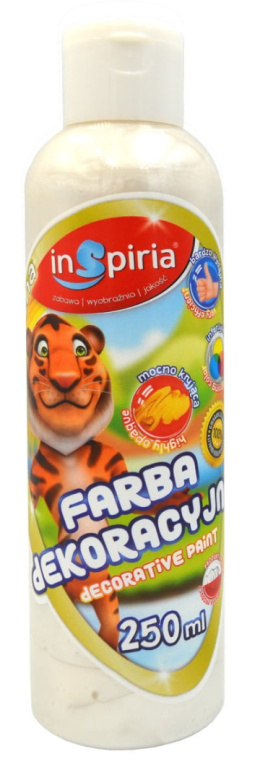 INSPIRIA FARBA DEKORACYJNA 250ML 8663 METALIK PERŁOWA