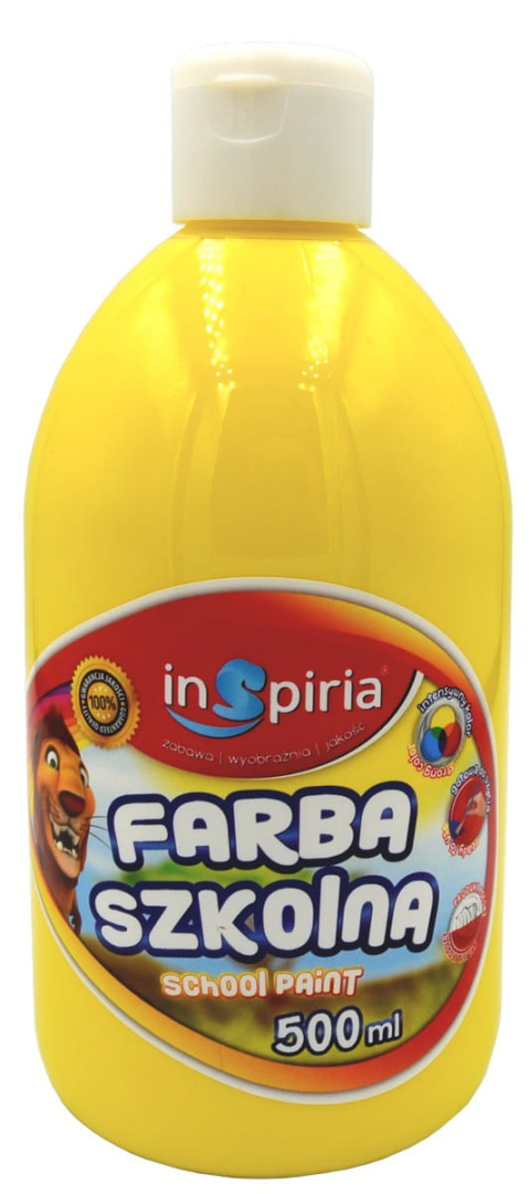 INSPIRIA FARBA SZKOLNA 500ML 8014 ŻÓŁTA INSPIRIA FARBA SZKOLNA 500ML 8014 ŻÓŁTA
