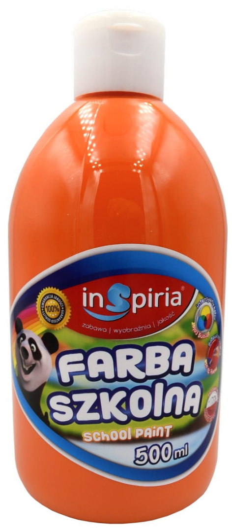 INSPIRIA FARBA SZKOLNA 500ML 8052 POMARAŃCZOWA INSPIRIA FARBA SZKOLNA 500ML 8052 POMARAŃCZOWA