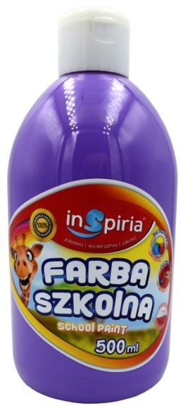 INSPIRIA FARBA SZKOLNA 500ML 8175 LAWENDOWA