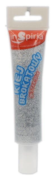 INSPIRIA KLEJ BROKATOWY 40 ML 7529 - SREBRNY