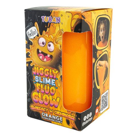 JIGGLY SLIME_FLUO GLOW POMARAŃCZOWY 430G