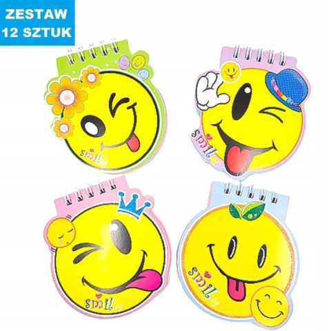 Notesik z buźką 9x8,5cm Notesik z buźką 9x8,5cm