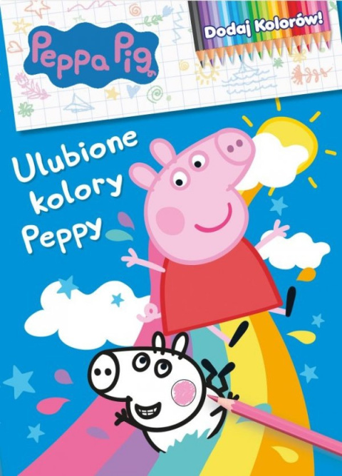 Świnka Peppa Dodaj kolorów! 8 Ulubione kolory Peppy