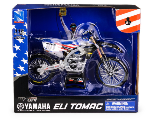1:12 YAMAHA YZ450 MOTOCROSS OF NATIONS BIKE 2022 ELI TOMAC 1:12 YAMAHA YZ450 MOTOCROSS OF NATIONS BIKE 2022 ELI TOMAC