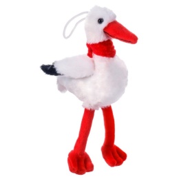 Bocian z apaszką 20cm