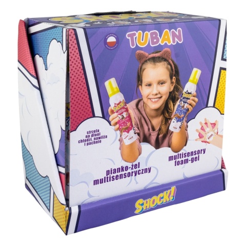 DISPLAY SHOCK! MULTISENSORYCZNY PIANKO-ŻEL - MIX 15 SZT. x 200 ml