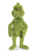 Grinch, maskotka pluszowy klasyczny zielony Grinch, 45 cm, plusz wysokiej jakości, oryginalny pluszak na licencji