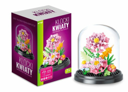 KLOCKI KWIATY - CHRYZANTEMY POD KLOSZEM 229 EL.