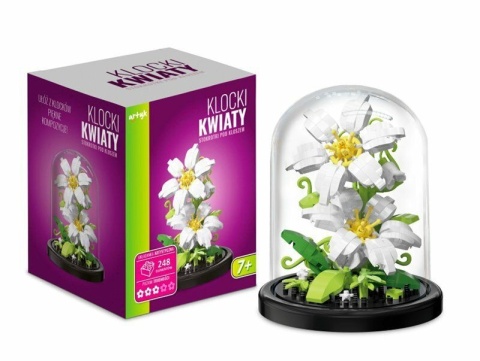 KLOCKI KWIATY - STOKROTKI POD KLOSZEM 248 EL.