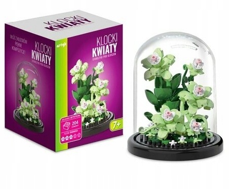 KLOCKI KWIATY - STORCZYKI POD KLOSZEM 204 EL.