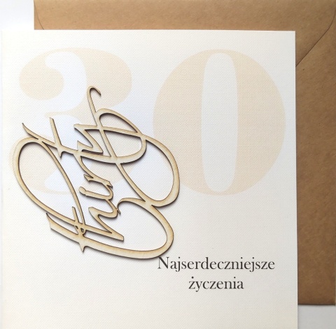 Kartka okolicznościowa Urodzinowa 30