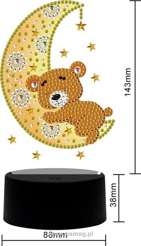 Lampka Diamond Painting ZRÓB TO SAM