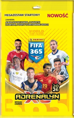 PANINI FIFA ADRENALYN XL 2026 MEGA ZESTAW STARTOWY