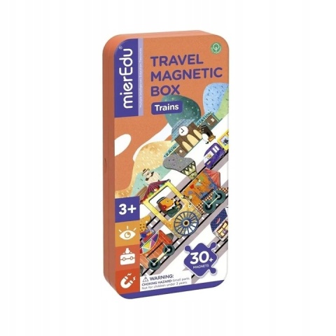 Podróżne puzzle magnetyczne - Pociągi