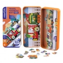 Podróżne puzzle magnetyczne - Pociągi