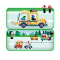 Podróżne puzzle magnetyczne - Samochody