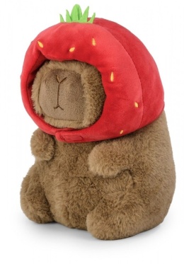 20 cm Kapibara z truskawkową czapką