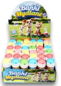 Bańki mydlane Ulubieńcy zwierzęta 60 ml 36 szt display