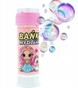 Bańki mydlane dziewczynka 60 ml 12 szt display