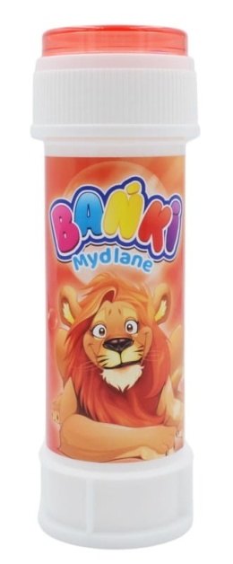 Bańki mydlane zwierzęta 60 ml 1 szt