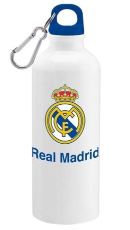 Bidon aluminiowy 500 ml. Real Madryt