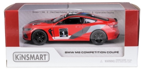 KT 5" BMW M8 Competition Coupe (Livery Edition)/red 1:38
