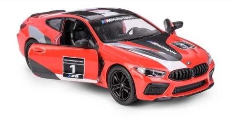 KT 5" BMW M8 Competition Coupe (Livery Edition)/red 1:38