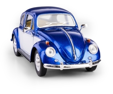 KT 7 VW CLASSICAL BEETLE 1:24 NIEBIESKO BIAŁY /KT7002WC