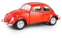 KT 7 VW CLASSICAL BEETLE 1:24 CZERWONY /KT7002W