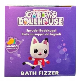 Koci domek Gabi musująca kula do kąpieli 165g mango