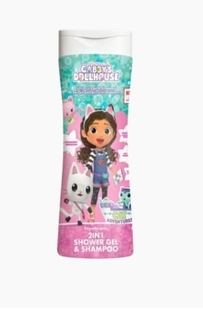 Koci domek Gabi żel pod prysznic i szampon 2 w 1, 300 ml, truskawka